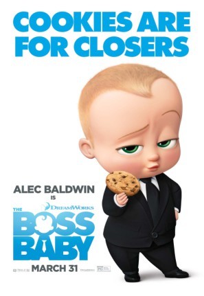 The Boss Baby movie poster (2017) wooden framed poster
