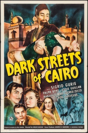 Dark Streets of Cairo movie poster (1940) poster with hanger