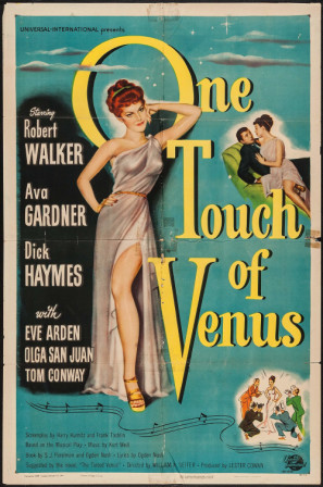 One Touch of Venus movie poster (1948) poster with hanger