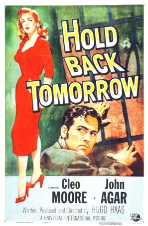 Hold Back Tomorrow movie poster (1955) Stickers MOV_svt9vqdl