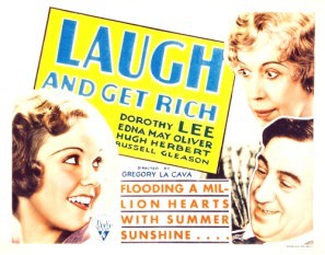 Laugh and Get Rich movie poster (1931) poster with hanger