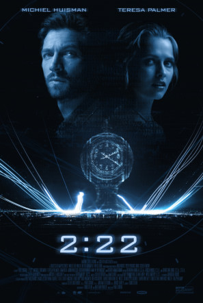 2:22 movie poster (2017) metal framed poster