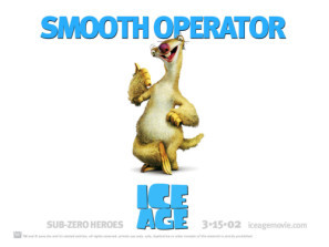 Ice Age movie poster (2002) canvas poster