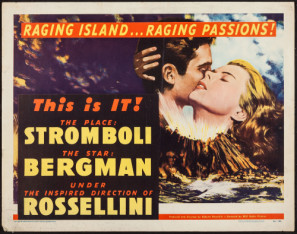 Stromboli movie poster (1950) canvas poster