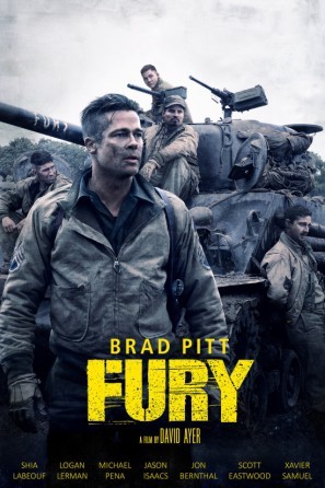 Fury movie poster (2014) Mouse Pad MOV_tuvpooea