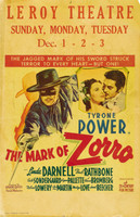 The Mark of Zorro movie poster (1940) Mouse Pad MOV_tvaxzjks