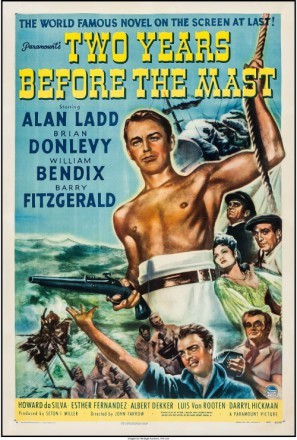 Two Years Before the Mast movie poster (1946) poster with hanger