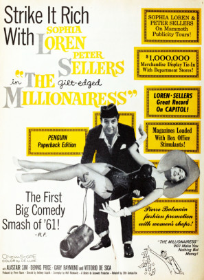The Millionairess movie poster (1960) mug