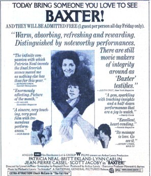 Baxter! movie poster (1973) wooden framed poster