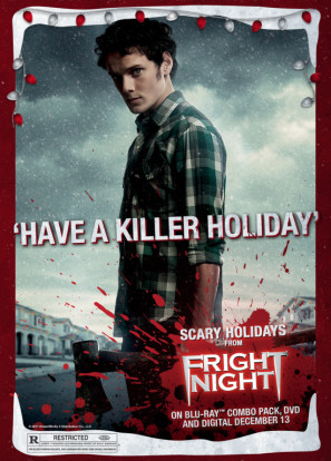 Fright Night movie poster (2011) wood print