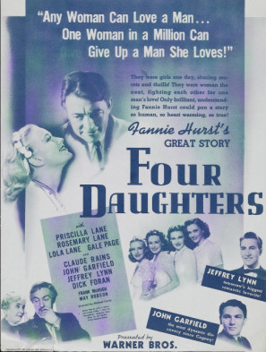 Four Daughters movie poster (1938) wooden framed poster