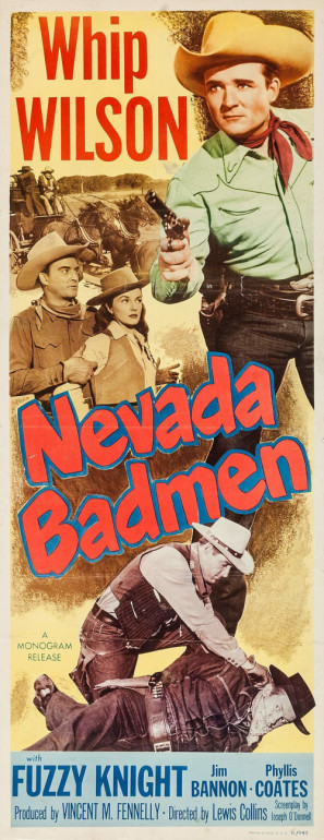 Nevada Badmen movie poster (1951) sweatshirt