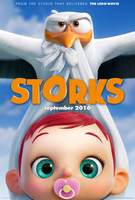 Storks movie poster (2016) t-shirt #1301748