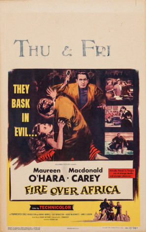 Malaga movie poster (1954) metal framed poster