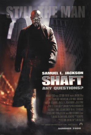 Shaft movie poster (2000) wooden framed poster