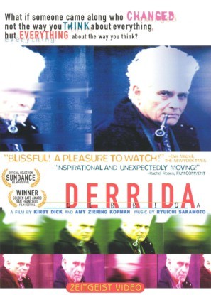 Derrida movie poster (2002) poster with hanger
