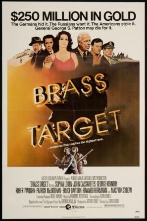 Brass Target movie poster (1978) canvas poster