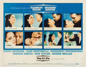 The V.I.P.s movie poster (1963) pillow
