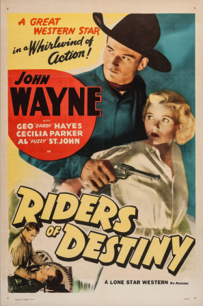 Riders of Destiny movie poster (1933) mouse pad