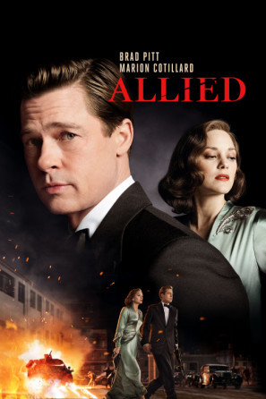 Allied movie poster (2016) Stickers MOV_v2nirrzn