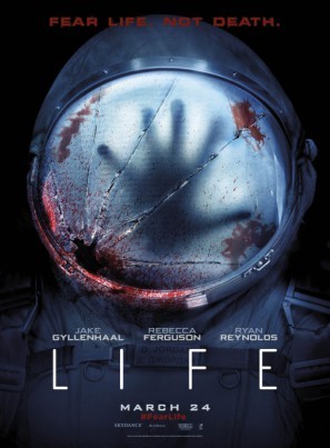 Life movie poster (2017) poster with hanger
