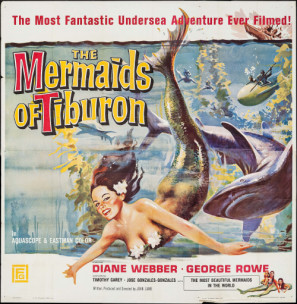 Mermaids of Tiburon movie poster (1962) poster