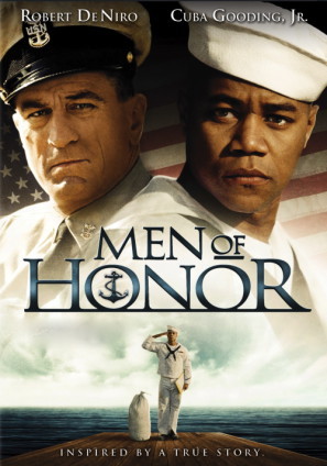 Men Of Honor movie poster (2000) wooden framed poster