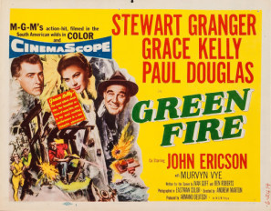 Green Fire movie poster (1954) wooden framed poster