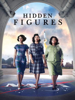 Hidden Figures movie poster (2016) poster with hanger