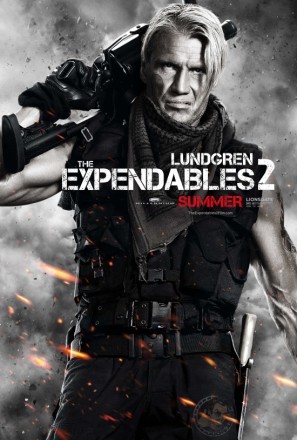 The Expendables 2  movie poster (2012 ) wood print