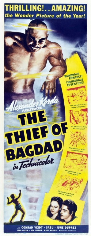The Thief of Bagdad movie poster (1940) Mouse Pad MOV_vxqi1t0j