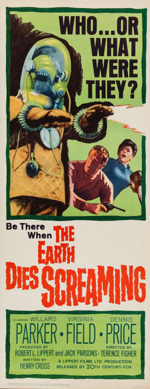 The Earth Dies Screaming movie poster (1964) tote bag