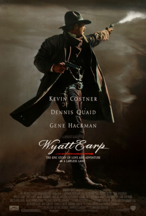 Wyatt Earp movie poster (1994) metal framed poster