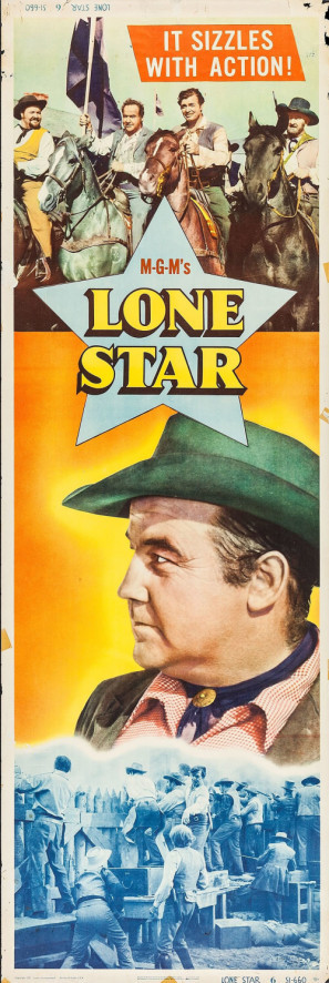 Lone Star movie poster (1952) t-shirt