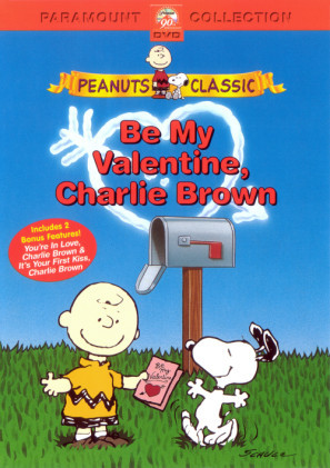 Be My Valentine, Charlie Brown movie poster (1975) wood print