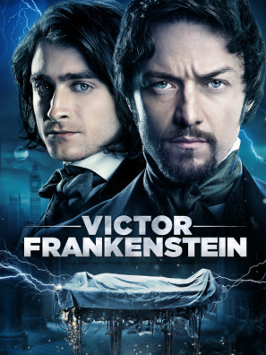 Victor Frankenstein movie poster (2015) wood print