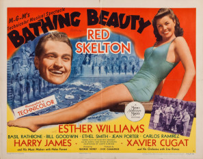 Bathing Beauty movie poster (1944) wood print