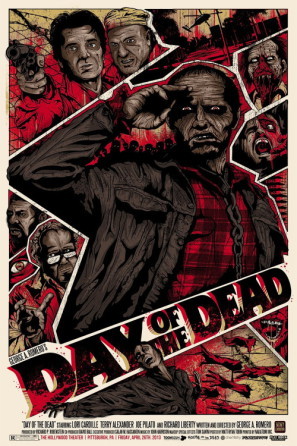 Day of the Dead movie poster (1985) wood print