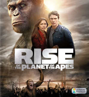 Rise of the Planet of the Apes movie poster (2011) pillow