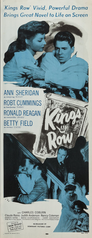 Kings Row movie poster (1942) metal framed poster