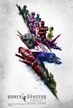 Power Rangers movie poster (2017) Stickers MOV_x622lk7b