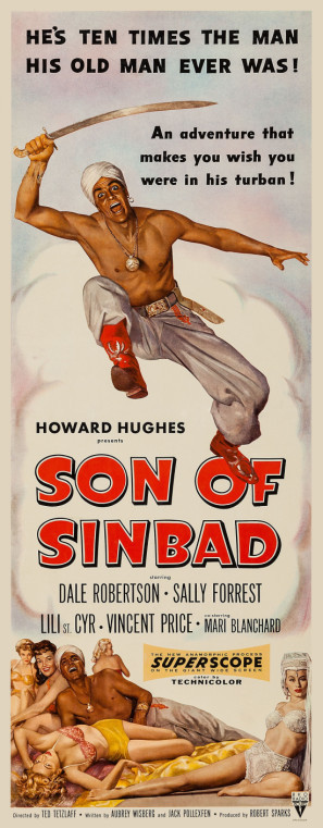 Son of Sinbad movie poster (1955) sweatshirt