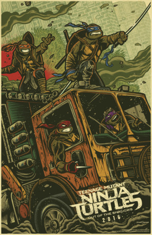 Teenage Mutant Ninja Turtles: Out of the Shadows movie poster (2016) tote bag #MOV_xffdc7yn