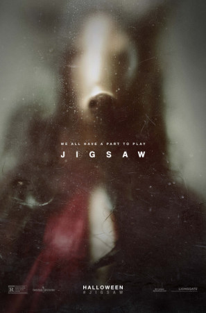 Jigsaw movie poster (2017) wood print