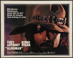 Blindman movie poster (1971) wooden framed poster