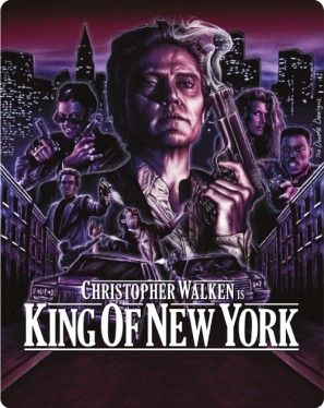 King of New York movie poster (1990) metal framed poster