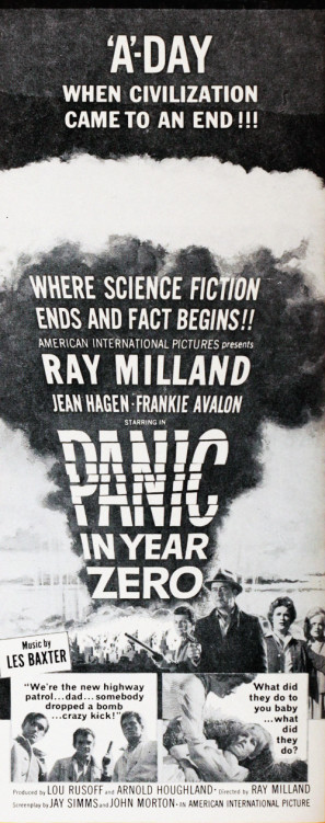 Panic in Year Zero! movie poster (1962) poster with hanger