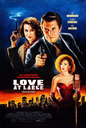 Love at Large movie poster (1990) metal framed poster