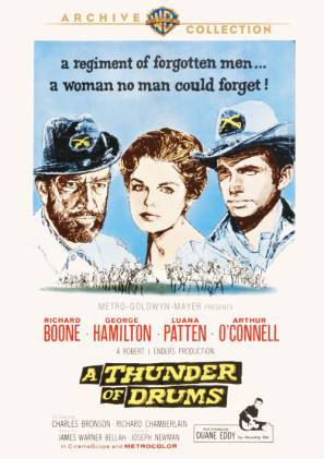 A Thunder of Drums movie poster (1961) pillow