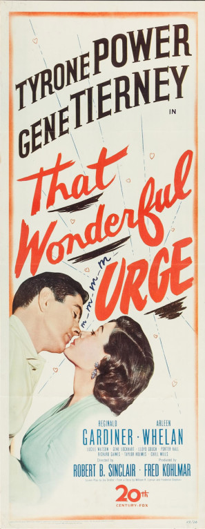 That Wonderful Urge movie poster (1948) wood print